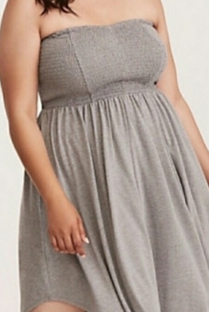 Torrid Size 2 Jersey Knit Strapless Dress